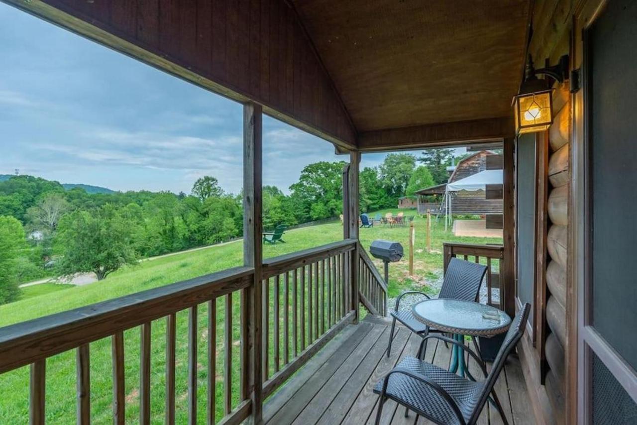 Log Cabin Stunning Mountain Views On 12 Acres Candler Eksteriør bilde
