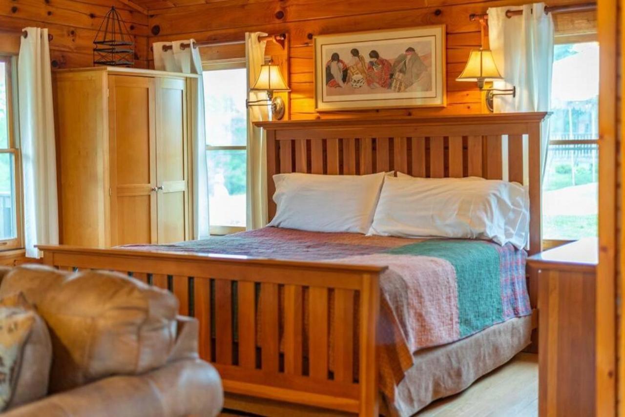 Log Cabin Stunning Mountain Views On 12 Acres Candler Eksteriør bilde