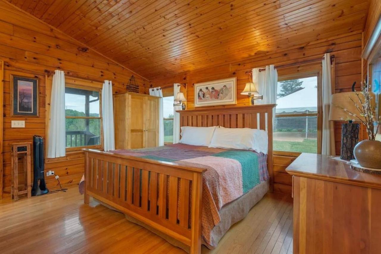 Log Cabin Stunning Mountain Views On 12 Acres Candler Eksteriør bilde