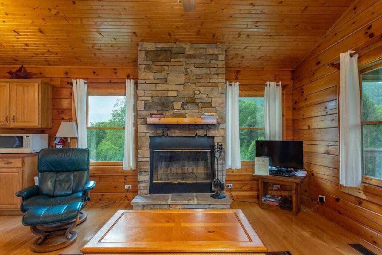 Log Cabin Stunning Mountain Views On 12 Acres Candler Eksteriør bilde