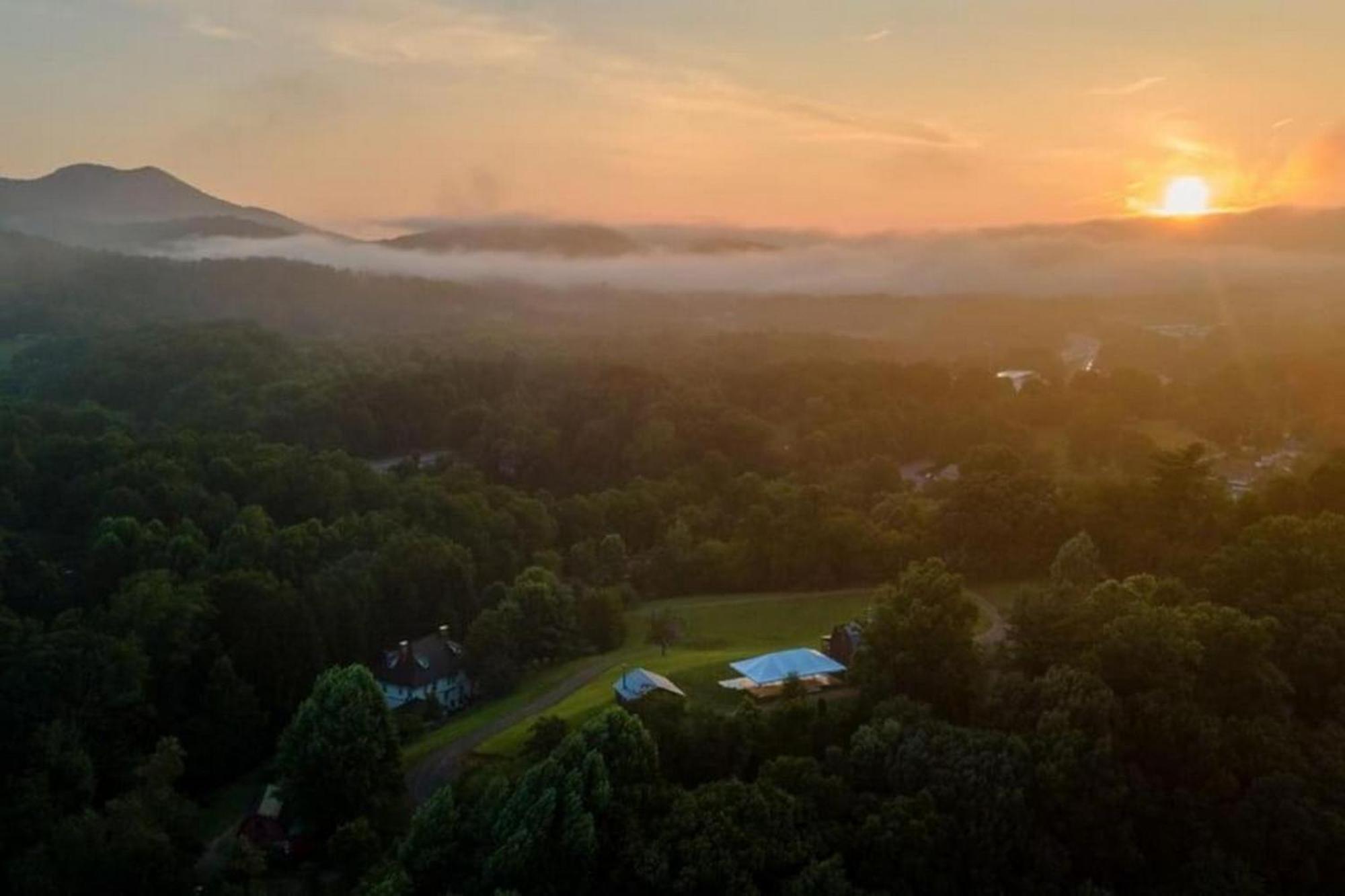 Log Cabin Stunning Mountain Views On 12 Acres Candler Eksteriør bilde